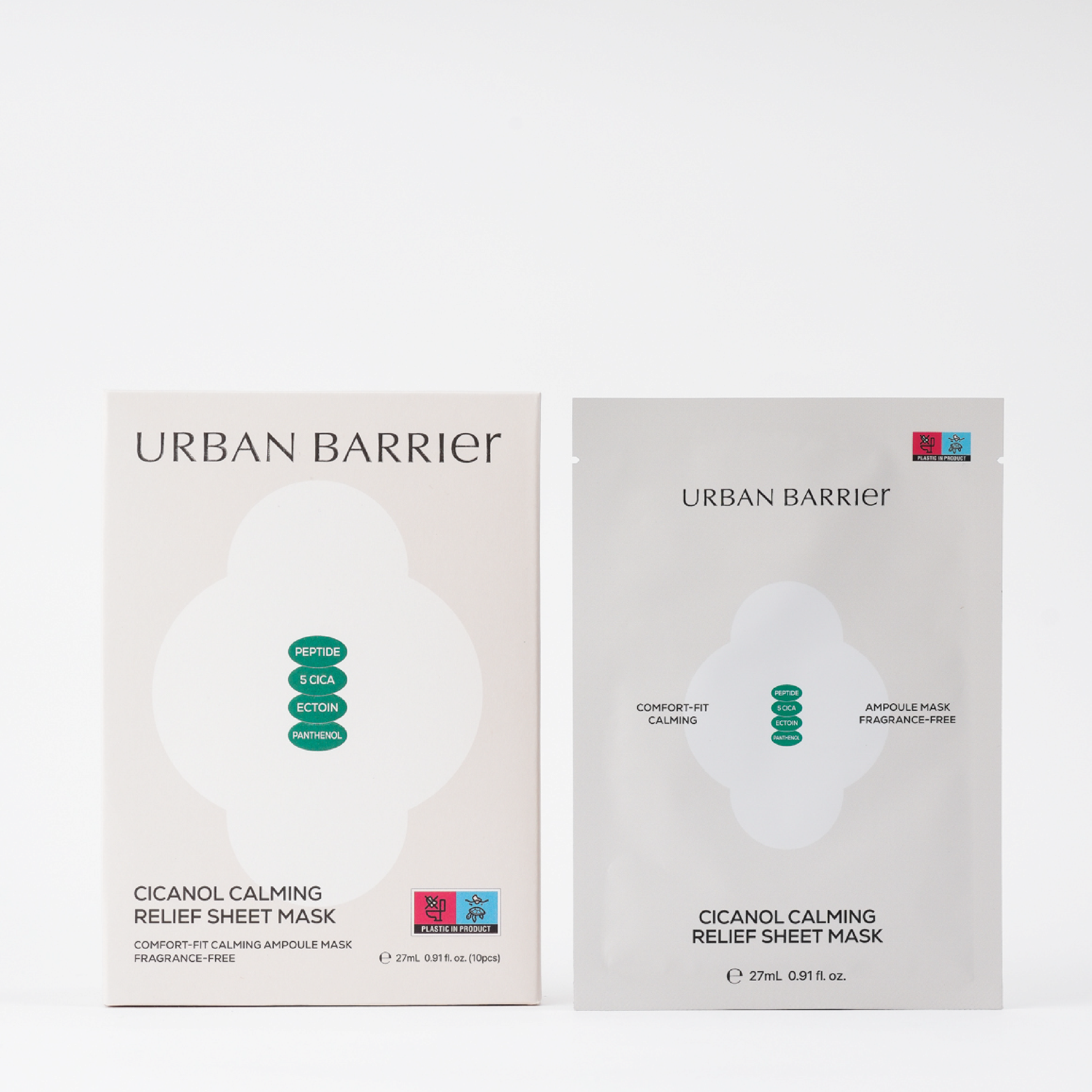 _Urban Barrier_ Cicanol Calming Relief Sheet Mask